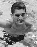 Manuel dos Santos gewann 1960 Bronze über 100 Meter Freistil