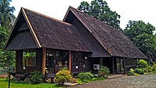 A Central Sulawesi traditional house in Taman Mini Indonesia Indah, Jakarta. Anjungan Sulawesi Tengah.jpg