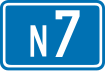 National Route 7 shield}}