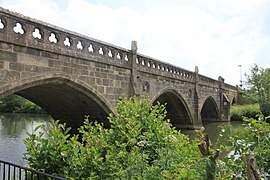 Close up of bridge