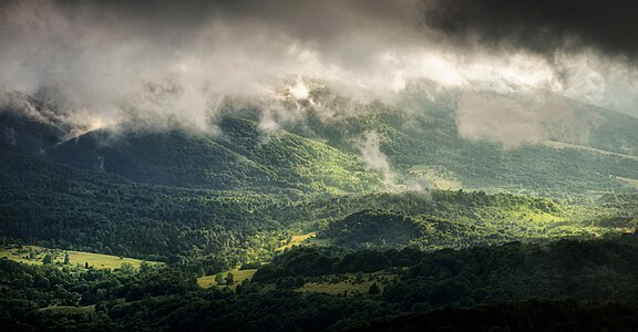 Bieszczady po letniej ulewie Autor: Jakub Perlikowski