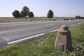 Камень, обозначающий предел продвижения Германии в Первой мировой войне