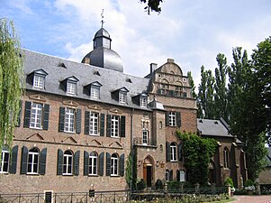 Kasteel Bergerhausen, zuidzijde