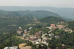 A view of Çamaş town