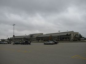 Vue extérieure du terminal