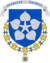 Coat of arms of Sauli Niinistö, 12th president of Finland as Knight of the Royal Order of the Seraphim.png