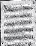 صورة مصغرة لـ رسالة كولومبس عن رحلته الأولى
