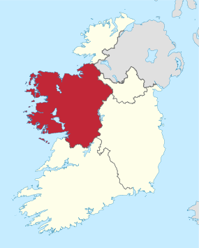 Localisation de Galway en Irlande