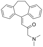 Skeletal formula of cotriptyline