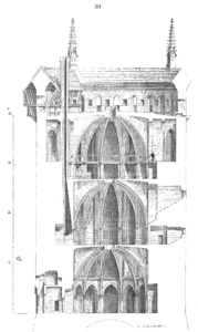 Interno del dongione Eugène Viollet-le-Duc