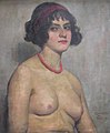 Autoportrait à la poitrine nue, 1912.