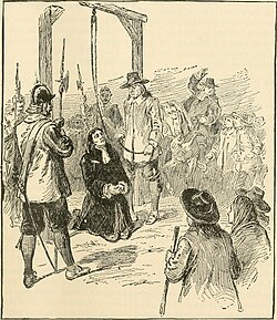 Illustration of the execution of George Burroughs by Henry Davenport Northrop, 1901 Execution of Reverend George Burroughs.jpg