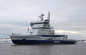 Otso returning from sea trials on 18 January 2012.