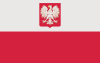 Флаг Польши (с гербом 1980-1990 гг., Нормативный) .svg