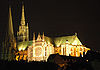 Франция Eure et Loir Chartres Cathedrale nuit 02.jpg