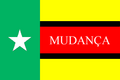 Flagge der Frente-Mudança mit schwarzen Streifen
