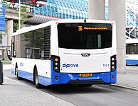 ​ ​ Nogmaals de huidige huisstijl op een VDL Citea SLF-120 stadsbus.