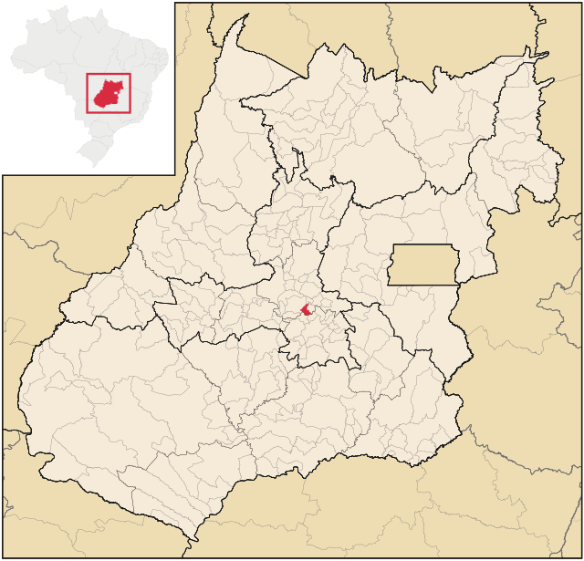 Localização de Brazabrantes em Goiás