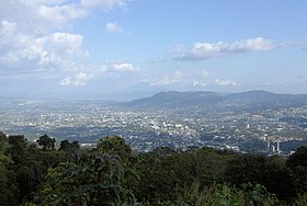 Širše mestno območje, pogled z ognjenika Quetzaltepec