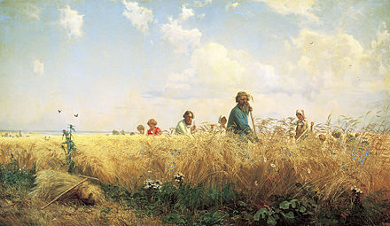 Busy Time for the Mowers (1887)