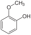 Strukturformel von Guajacol