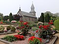 Kirche und Friedhof in Gudhjem