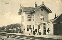 Station Hurdegaryp tussen 1904 - 1909