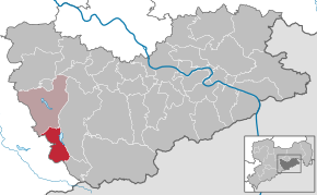 Poziția Hartmannsdorf-Reichenau pe harta districtului Sächsische Schweiz-Osterzgebirge