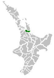 Distretto di Hauraki – Mappa