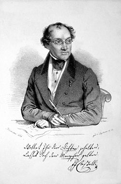 Josef Kriehuber litográfiája 1835-ből