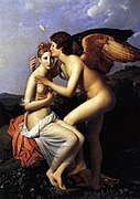 Cupido e Psique, de Gérard (1822)