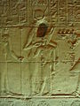 Isis breast-feeding young Horus Philae2.JPG