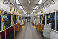 Interior of a Kururi Line KiHa E130-100 series car in January 2013