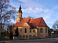 Die evangelisch-lutherische Kirche von Glaubitz