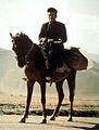 Pria Kurdi di atas kuda.
