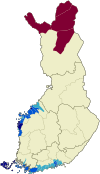 Svensk- og tospråklige kommuner i Finland