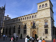 The Palacio de los Guzmanes, the provincial parliament (Diputación) in the capital