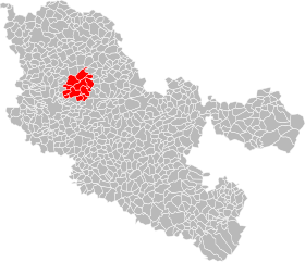 Localisation de Communauté de communes du Haut-Chemin