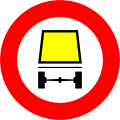 21c) — No vehicles carrying dangerous goods or materials under special signage regulations