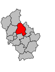 Cantone di Corrèze – Mappa