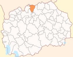 Location of Municipality of Lipkovo
