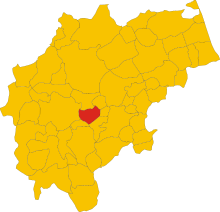 Localisation de Caldarola