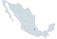 Tlaxcala sur la mapo de