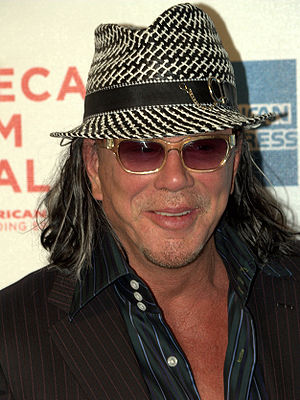 English: Mickey Rourke at the 2009 Tribeca Fil...