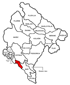 Comuna Budva în Muntenegru