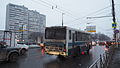 Ранний автобус МАРЗ-4219 сзади