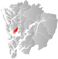 Kart over Os Tidligere norsk kommune