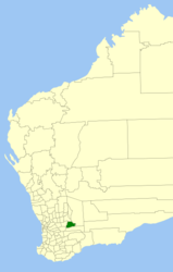 Contea di Narembeen – Mappa