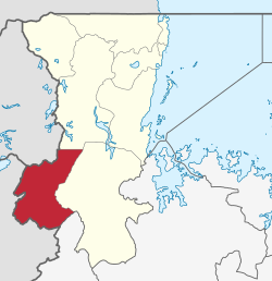 Vị trí của huyện Ngara trong vùng Kagera
