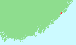 Location of Hisøy